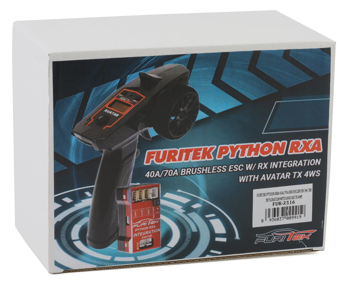 Furitek Python RXA 40A/70A Integrated Brushless ESC/RX Combo w/Avatar