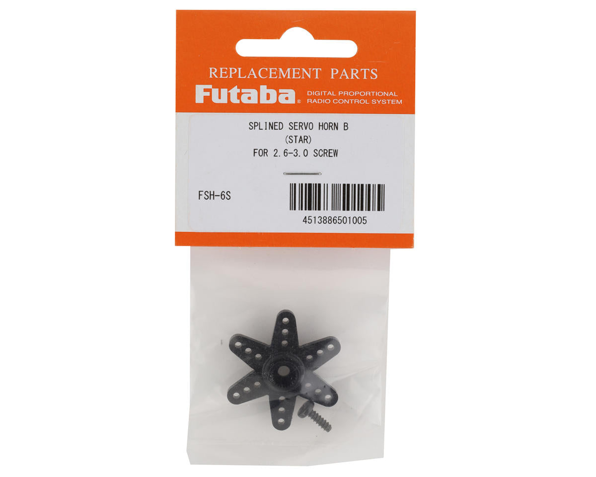 Futaba 6-Arm Plastic Servo Horn