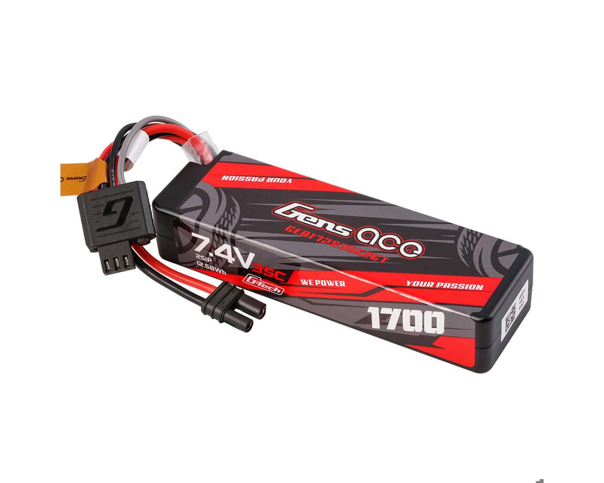 Gens Ace G-Tech Smart 2S Hardcase LiPo Battery 35C (7.4V/1700mAh)