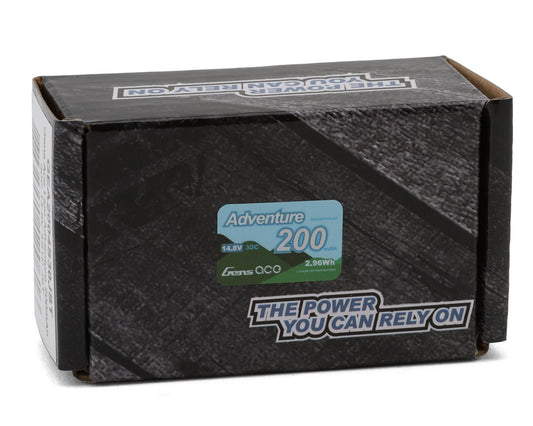 Gens Ace 4S 60C Adventure LiPo Battery (14.8V/200mAh) w/JST Connector