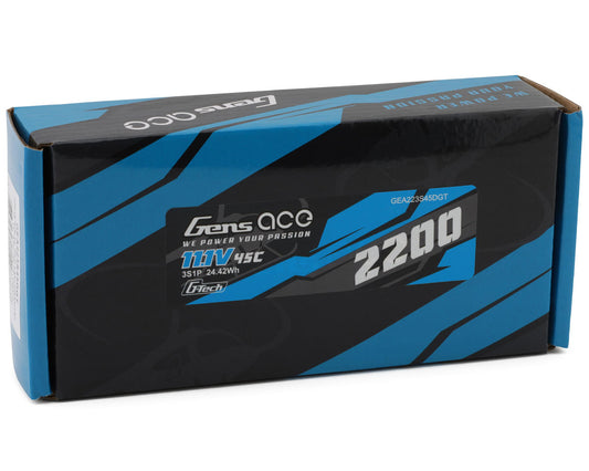 Gens Ace G-Tech Smart 3S LiPo Battery 45C (11.1V/2200mAh) w/Deans