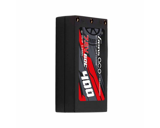 Gens Ace 2S 60C Hardcase Shorty LiHV Battery (7.6V/400mAh)