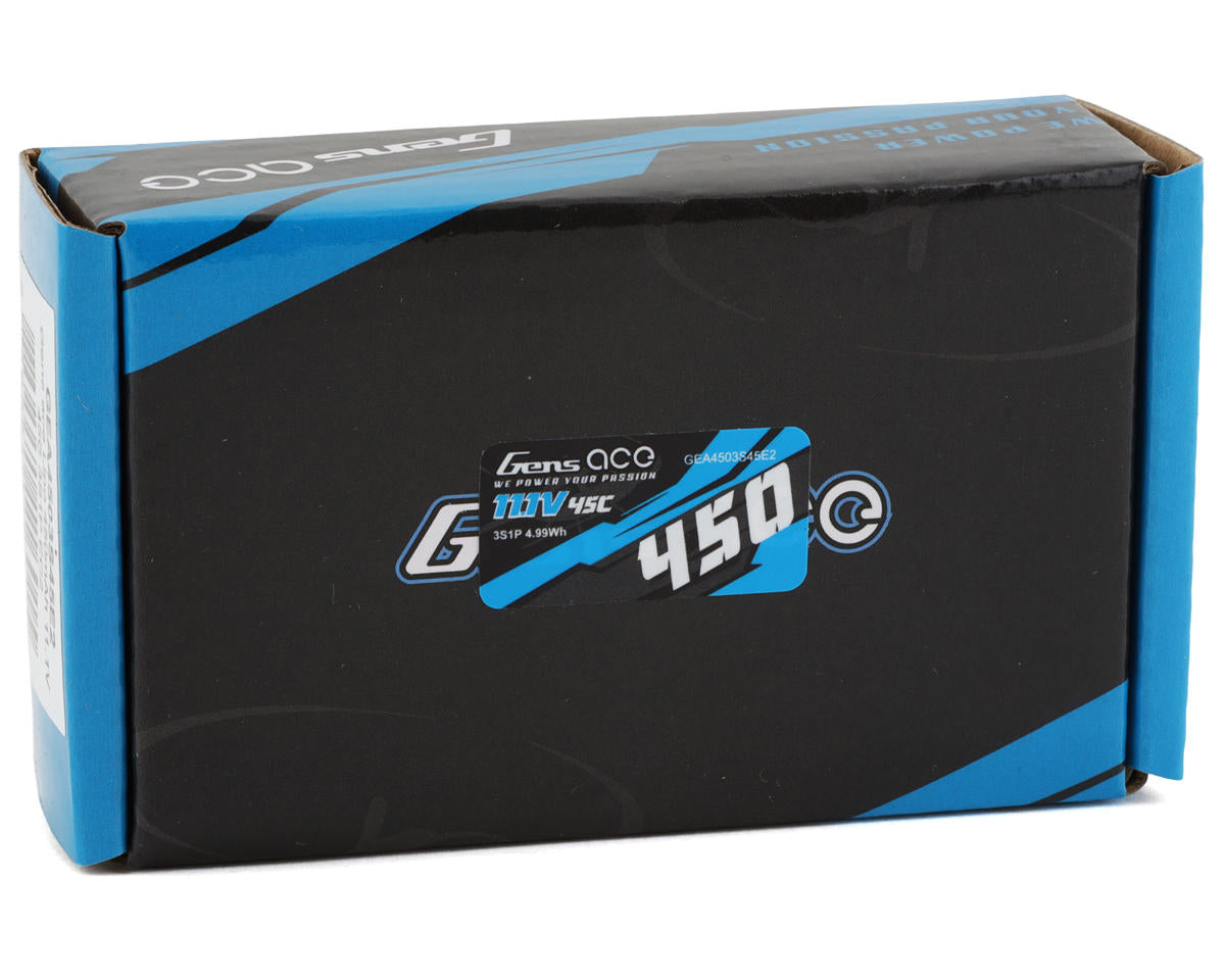 Gens Ace 3S LiPo Battery 45C (11.1V/450mAh)