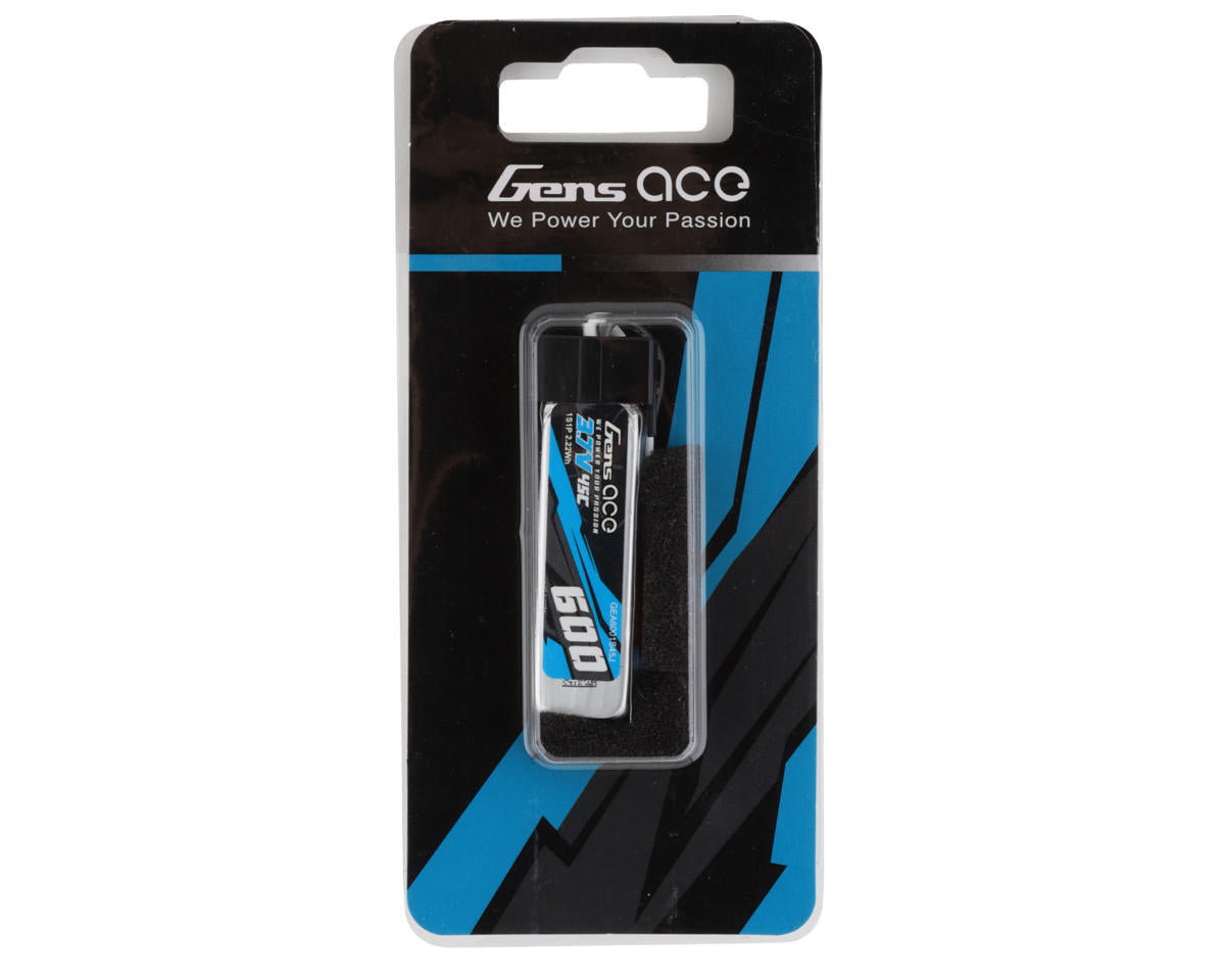 Gens Ace 1S LiPo Battery 45C (3.7V/600mAh)