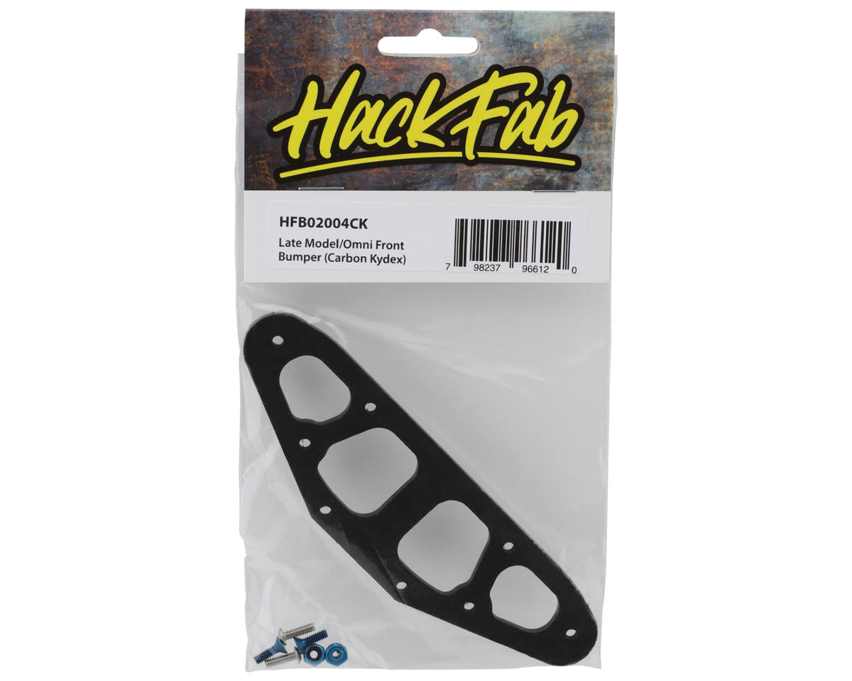 HackFab Losi Mini-B Late Model Conversion Front Carbon Kydex Bumper