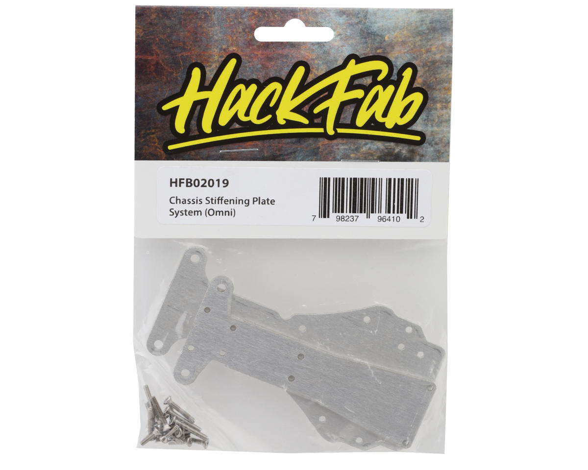 HackFab Mini-B/Mini-T 2.0 Aluminum Chassis Stiffening Plate System (Omni)