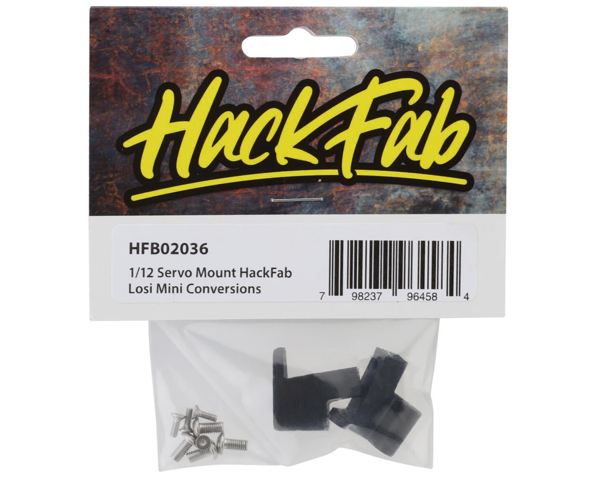 HackFab Losi Mini Conversions 1/12 Servo Mount