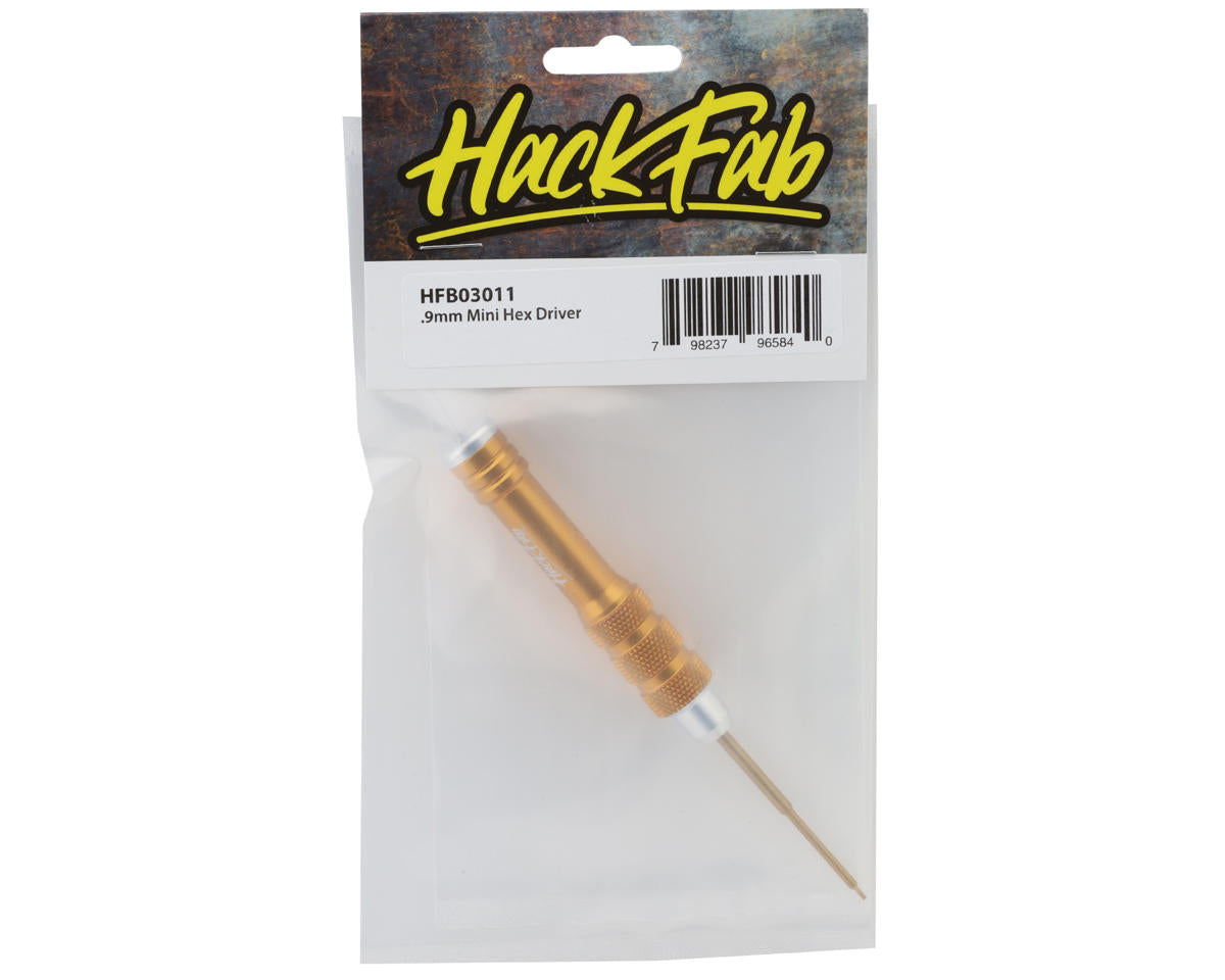 HackFab Ti-Coated Mini Hex Driver (0.9mm)