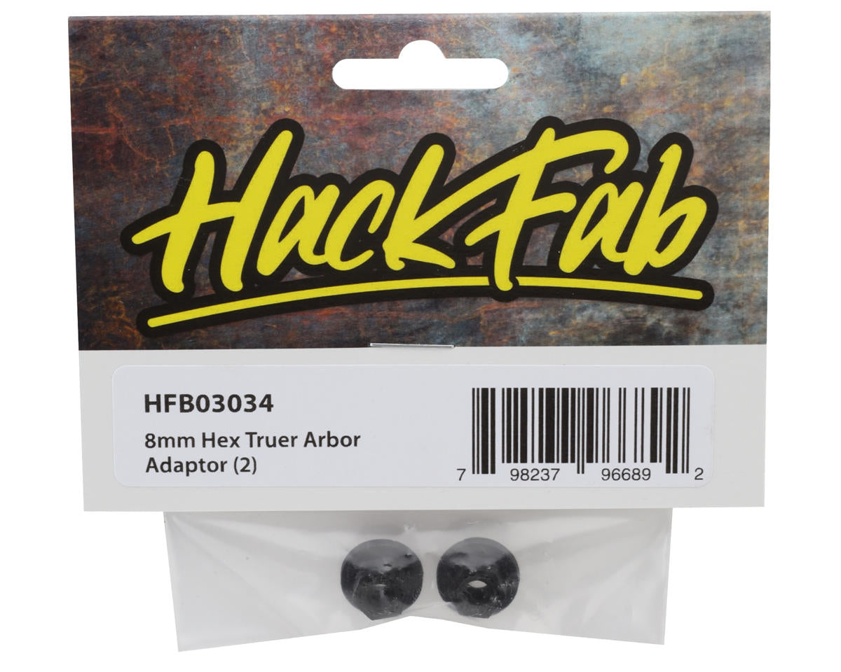 HackFab 8mm Hex Truer Arbor Adaptors (2)