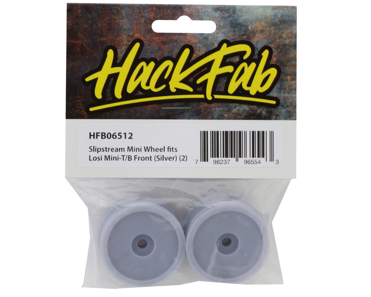 HackFab Mini-T/B Front Slipstream Mini Wheel (Silver) (2)