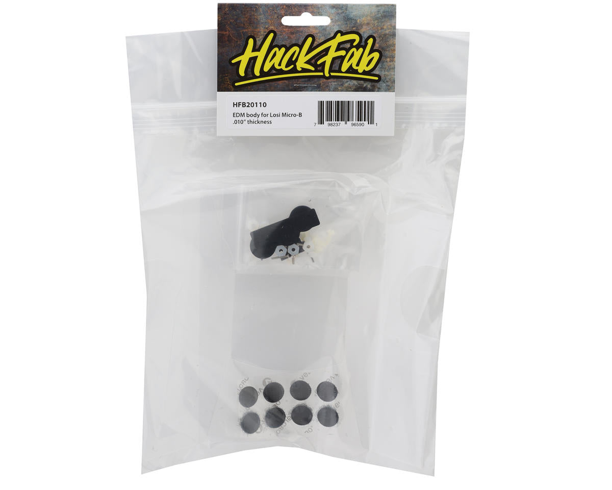 HackFab Losi Micro-B 1/24 EDM Body (Clear) (.010")