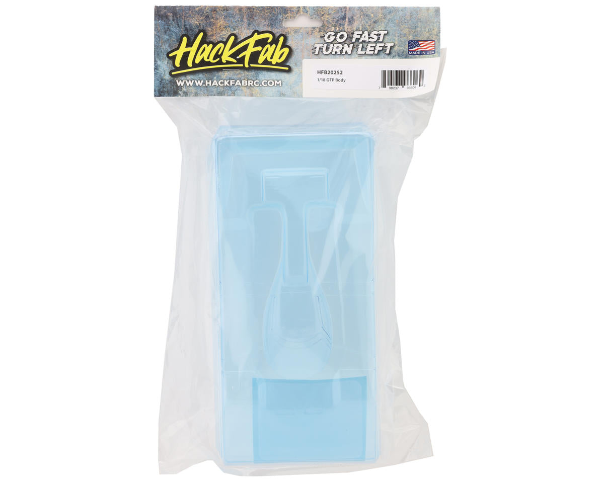 HackFab Losi Micro-B 1/18 GTP Pan Car Body (Clear) (165mm WB)