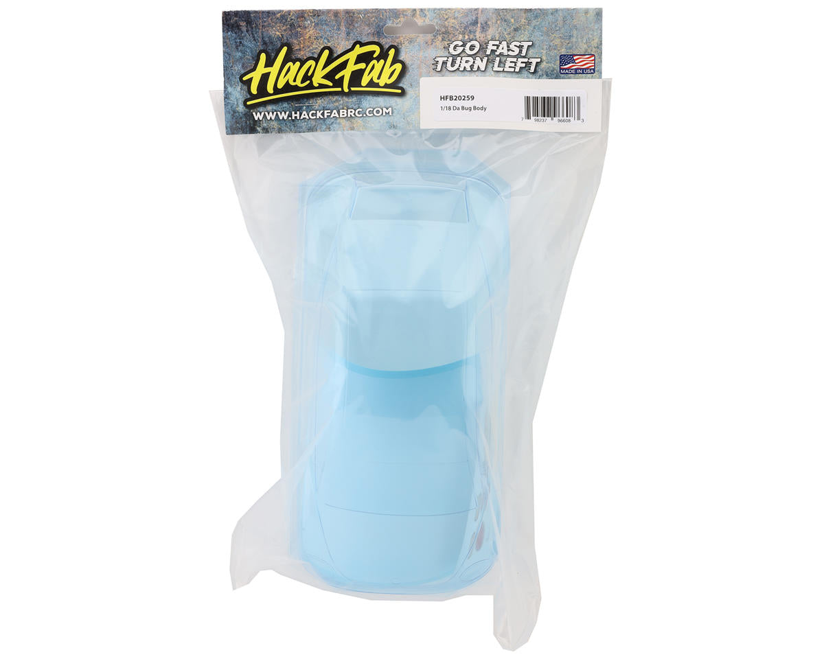 HackFab Losi Mini LMT 1/18 Da Bug Monster Truck Body (Clear)