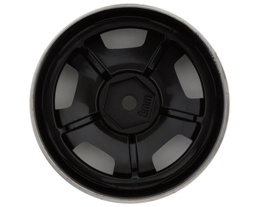 Hayashi Garage Euro VIP Dish Style 1/10 Drift Wheels (Silver) (2) (8mm Offset)