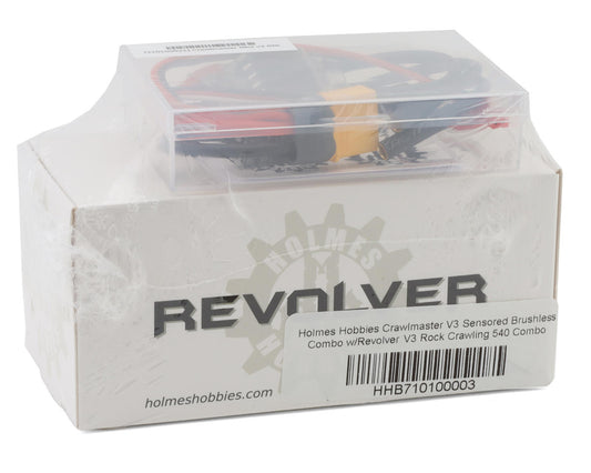 Holmes Hobbies CrawlMaster V3 Sensorless Brushless ESC Combo w/Revolver V3 540M