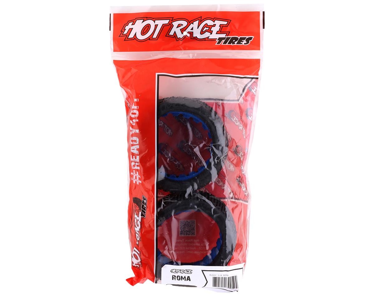 HotRace Roma 1/8 Buggy Tires w/Inserts (2) (Hard)