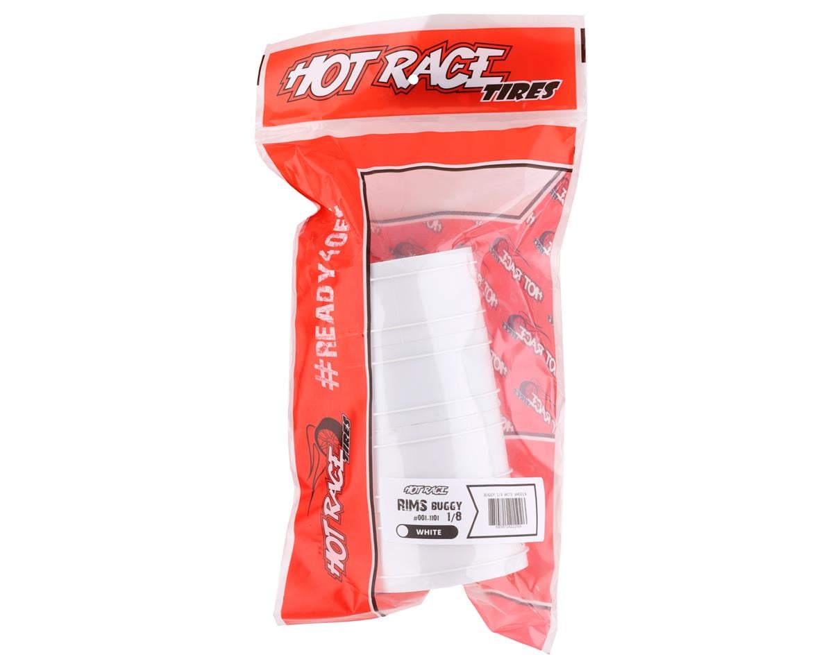 HotRace 1/8th Off Road Buggy Wheel (4) (White)