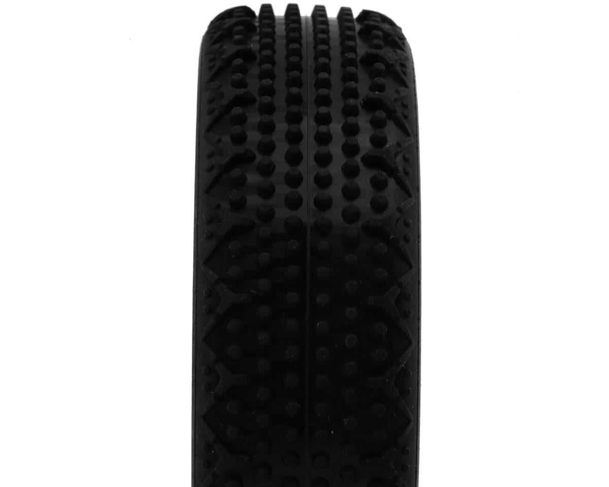 HotRace 1/10 2.2" Mini-Pin Slim 2WD Front LP Carpet Front Tires (2) (Medium)