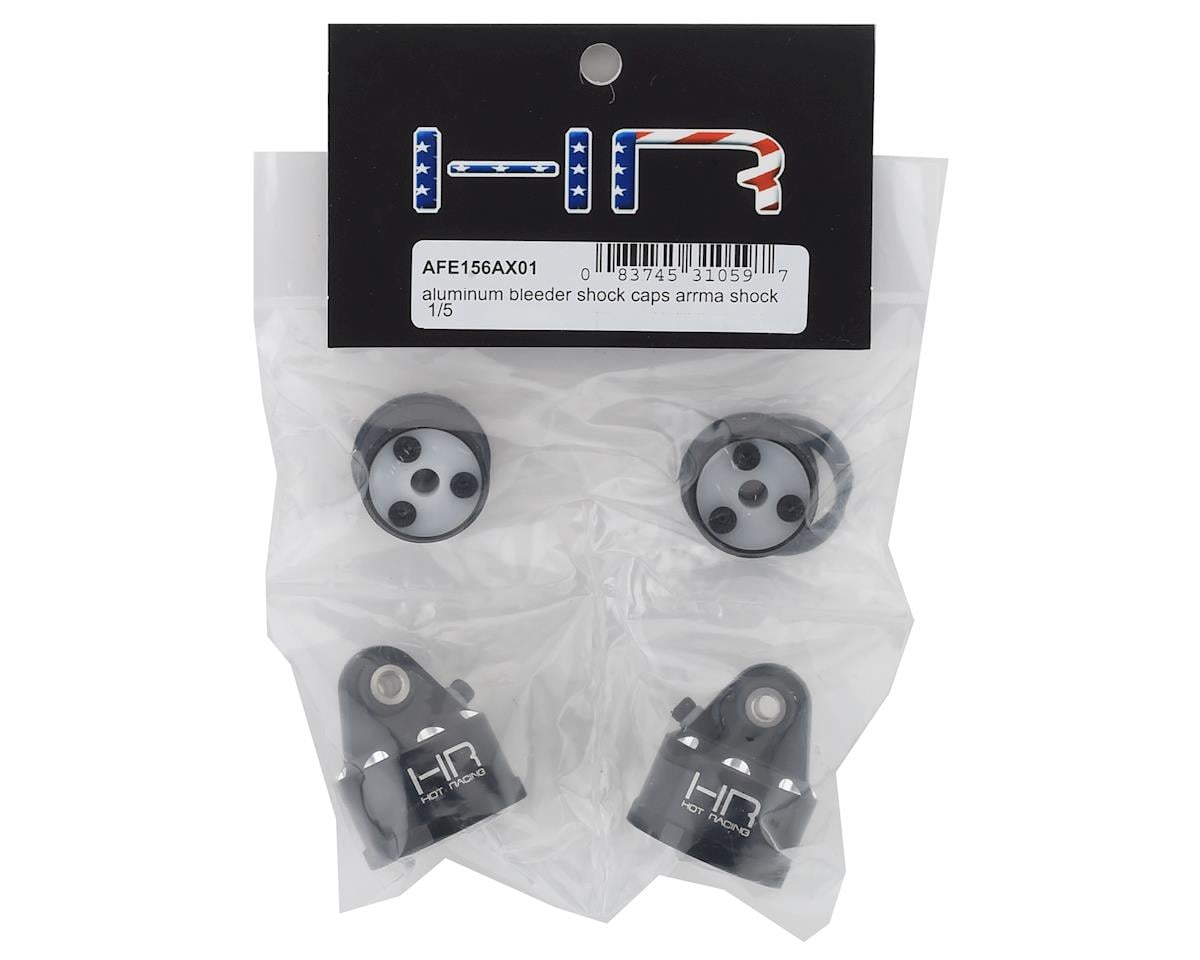 Hot Racing Kraton/Outcast 8S Aluminum Bleeder Shock Cap & Cartridge Set (2)