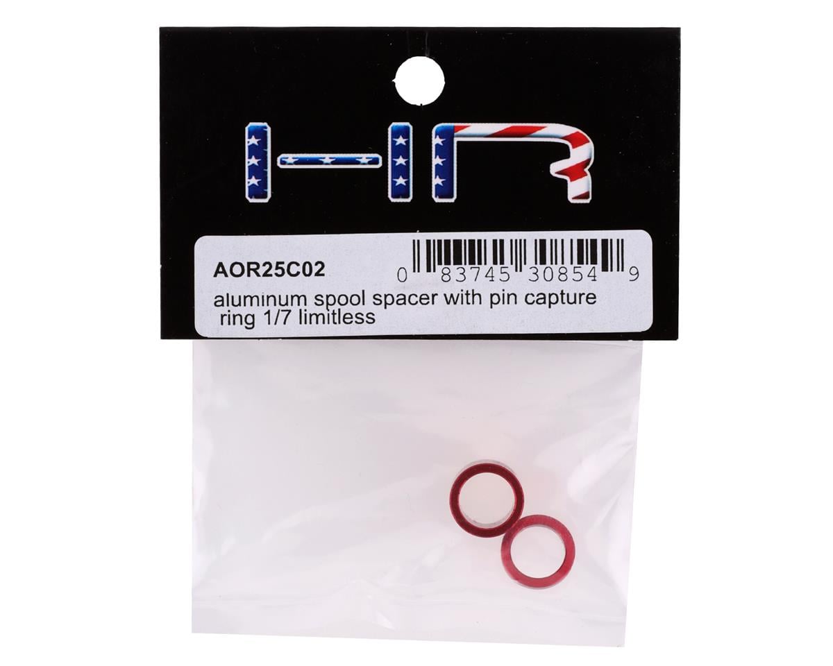 Hot Racing Arrma 1/7 Aluminum Spool Spacer & Pin Capture Ring