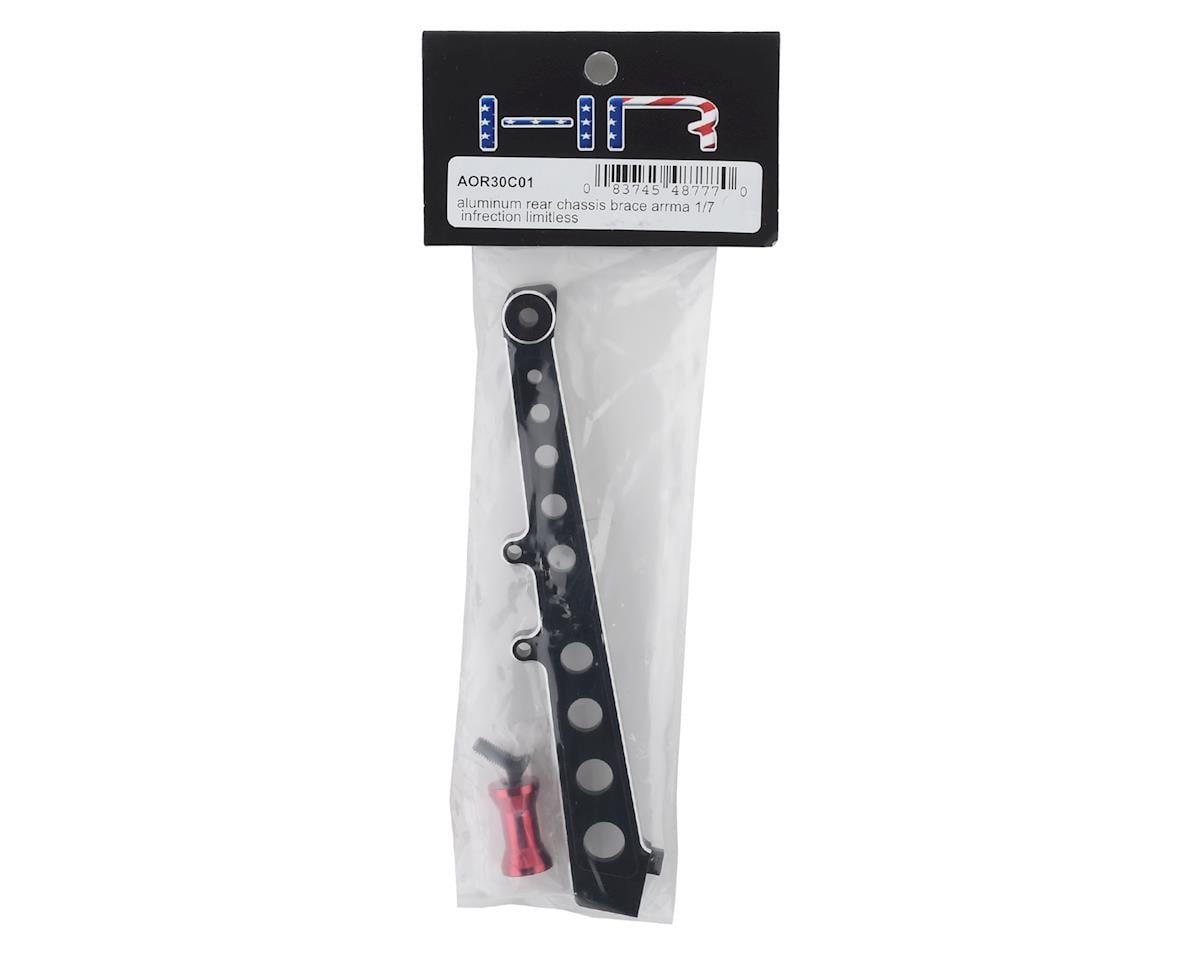 Hot Racing Arrma Limitless/Infraction Aluminum Rear Chassis Brace (Black)