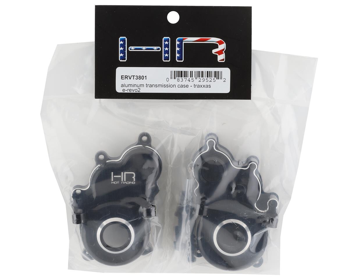 Hot Racing Aluminum Transmission Case for Traxxas E-Revo 2.0 (Black)