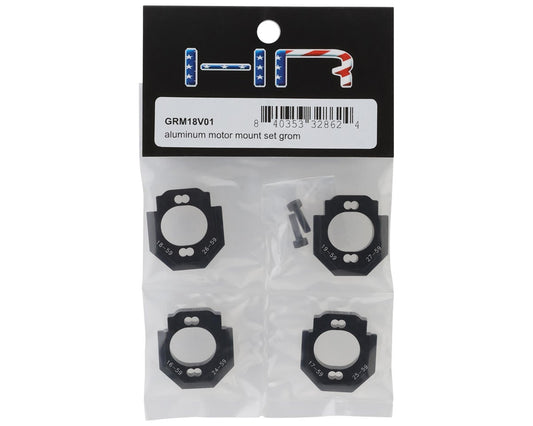 Hot Racing Arrma Grom Aluminum Motor Mount Set (Black) (16-27T)