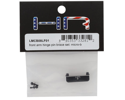Hot Racing Losi® Micro-B Aluminum Front Lower Suspension Hinge Pin Brace (Black)