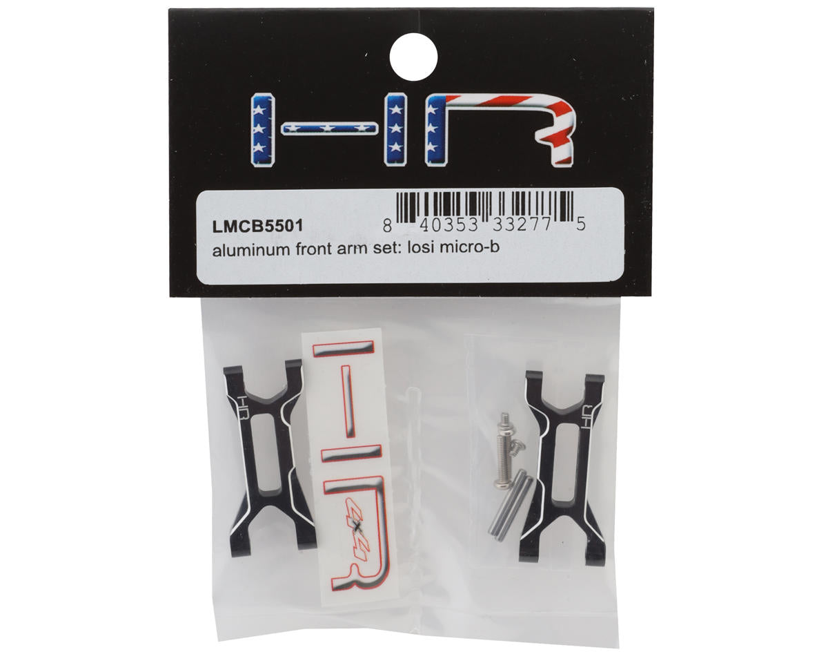Hot Racing Losi® Micro-B Aluminum Front Lower Arm Set (Black) (2)