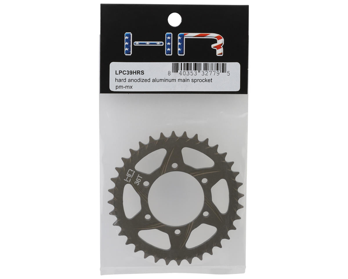 Hot Racing Losi Promoto-MX Hard Anodized Rear Aluminum Main Sprocket (36T)