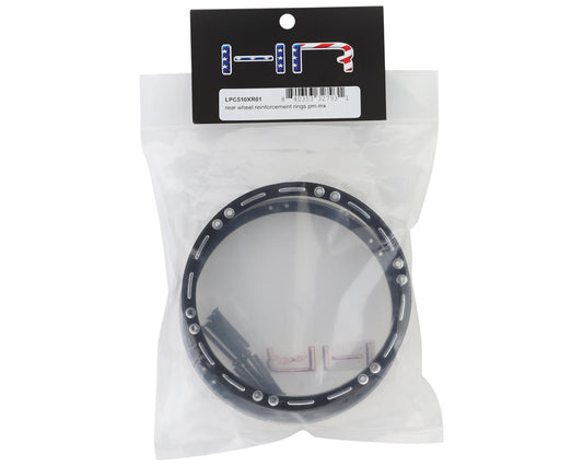 Hot Racing Losi Promoto-MX Rear Wheel Reinforcement Rings (Black) (2)