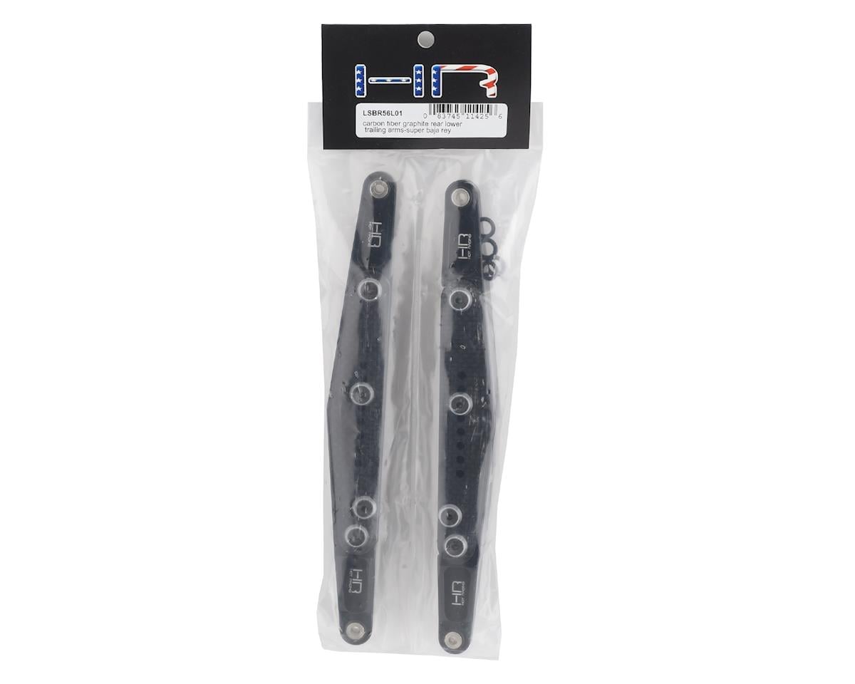 Hot Racing Losi Super Baja Rey/Rock Rey Aluminum/Carbon Rear Lower Trailing Arms