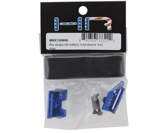 Hot Racing Tall Battery Flex Strap Hold-Down Set for Traxxas® Mini Maxx®