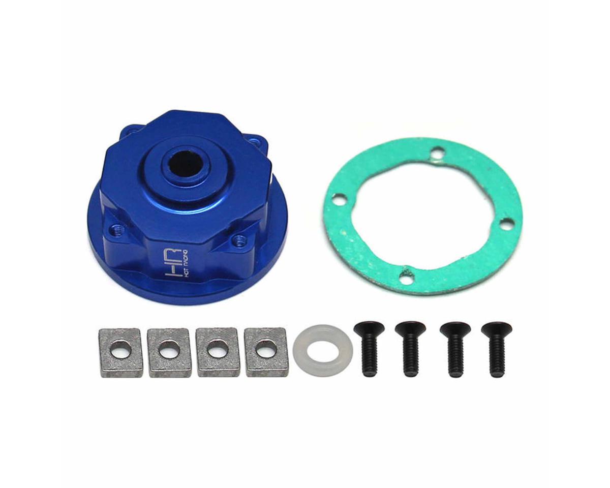 Hot Racing HD Aluminum Differential Carrier Case for Traxxas Mini Maxx® (Blue)