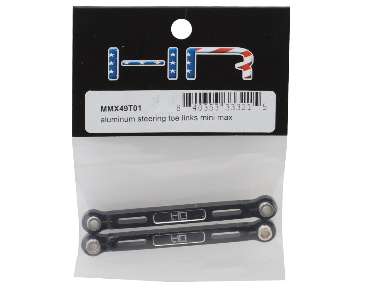 Hot Racing Aluminum Steering Toe Links for Traxxas® Mini Maxx® (Black) (2)