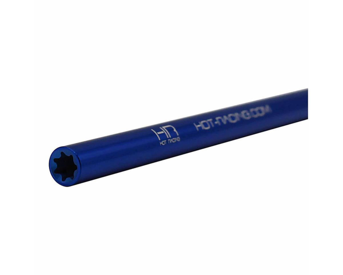 Hot Racing Aluminum Short Center Driveshaft for Traxxas® Mini Maxx®/XRT™ (Blue)