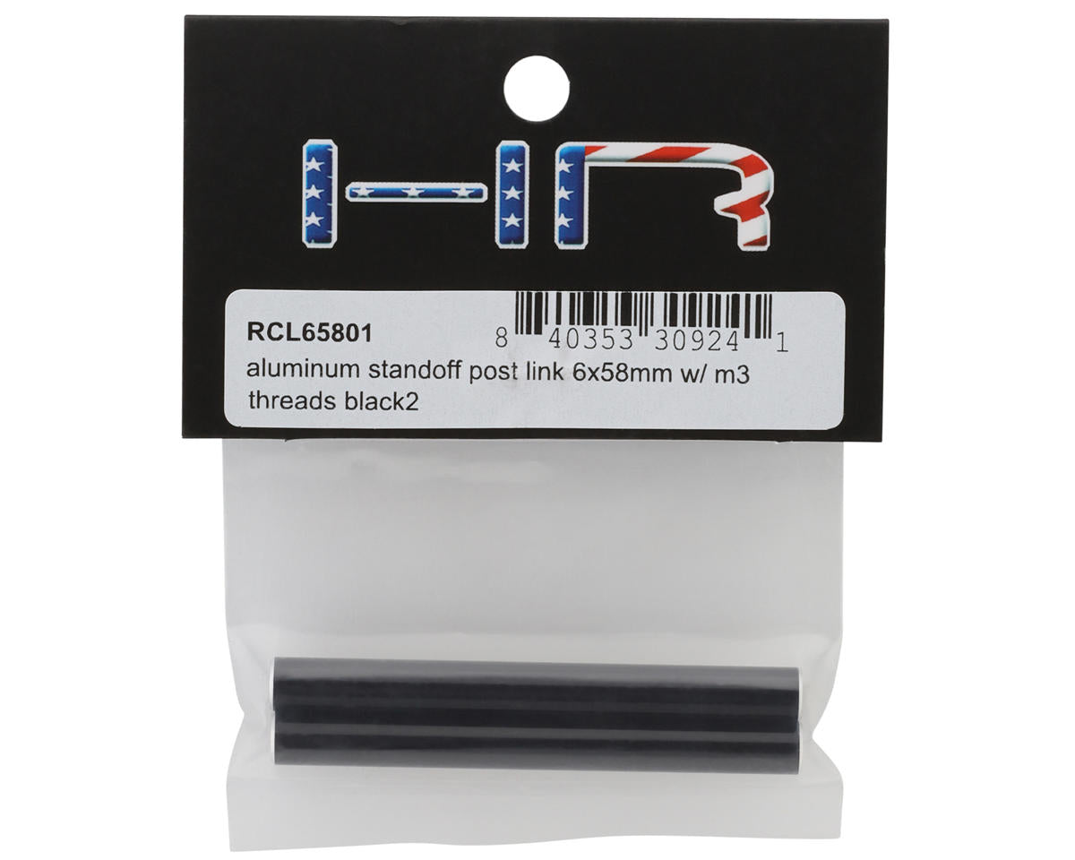 Hot Racing 6x58mm Aluminum Standoff Post Links (2)
