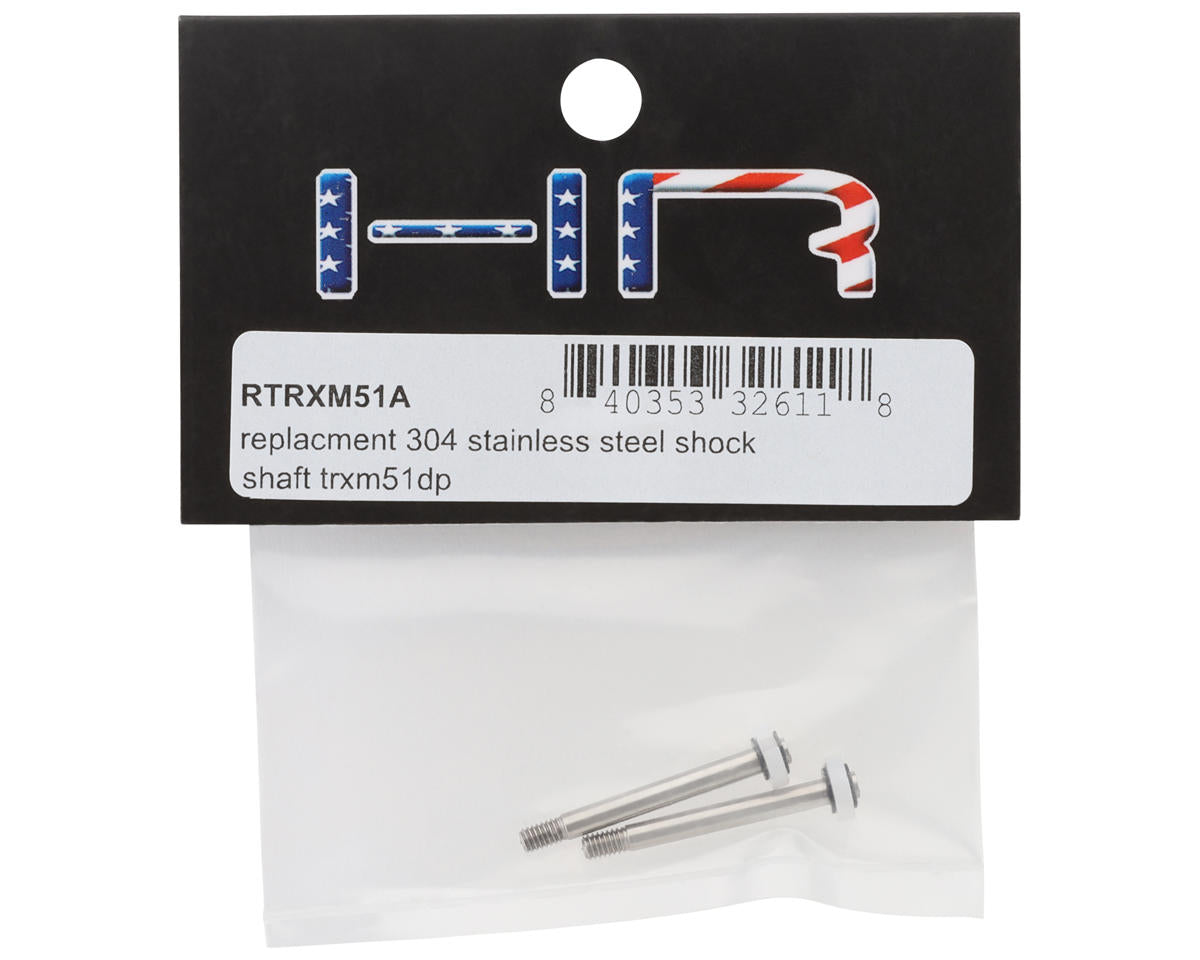 Hot Racing Stainless Steel Shock Shaft and Piston Set for Traxxas TRX-4M