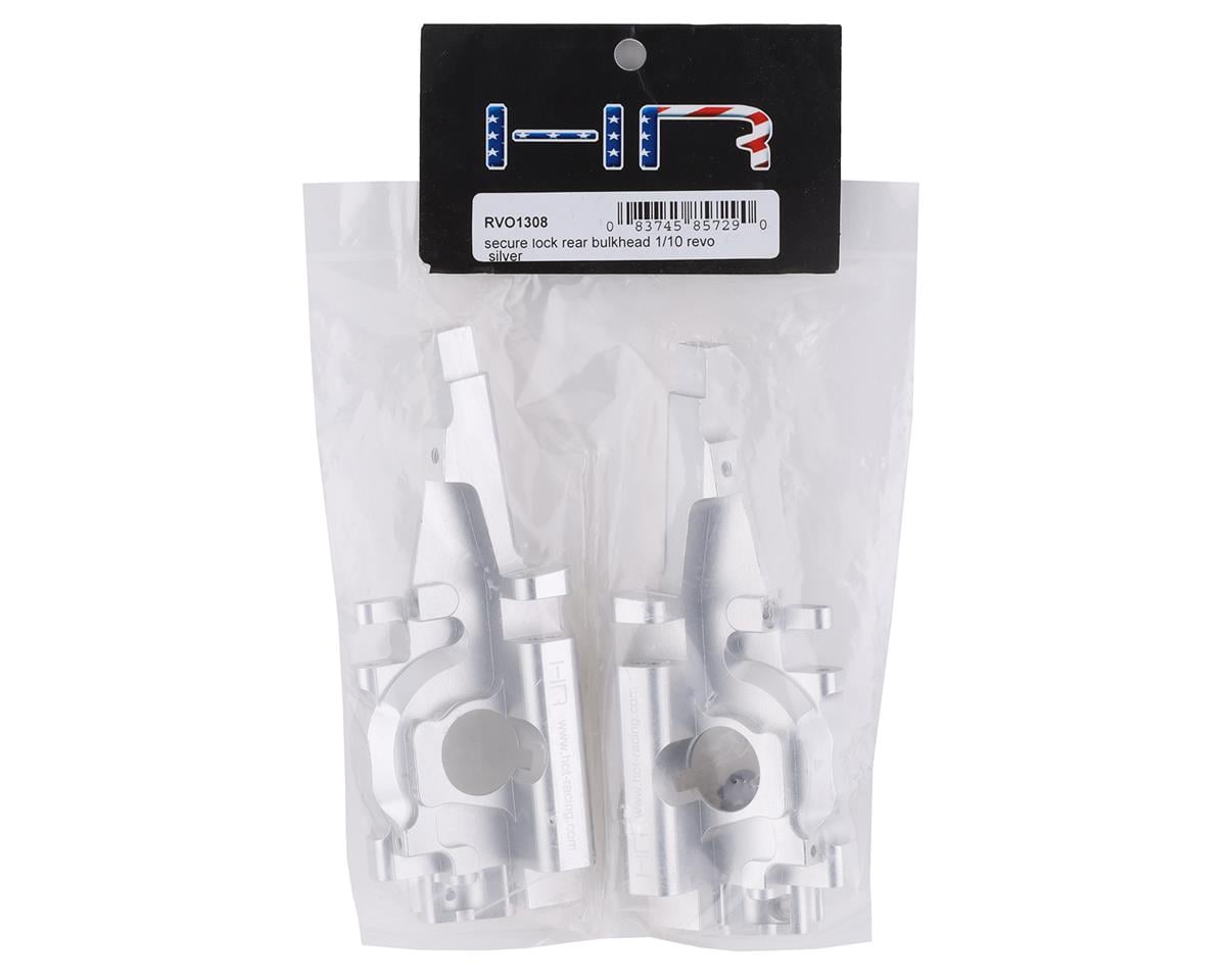 Hot Racing Secure Lock Rear Bulkhead for Traxxas Revo 3.3 (Silver)