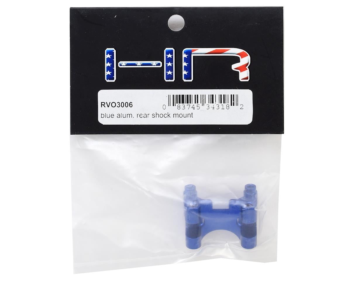 Hot Racing Aluminum Rear Shock Mount for Traxxas Revo (Blue)