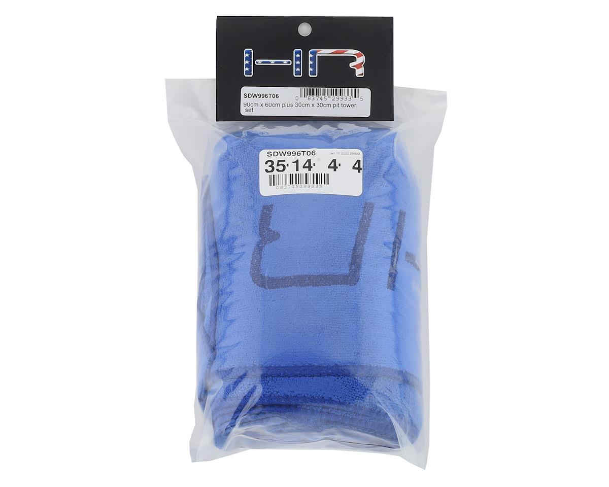 Hot Racing Pit Towel Set (Blue) (2) (90x60cm/30x30cm)