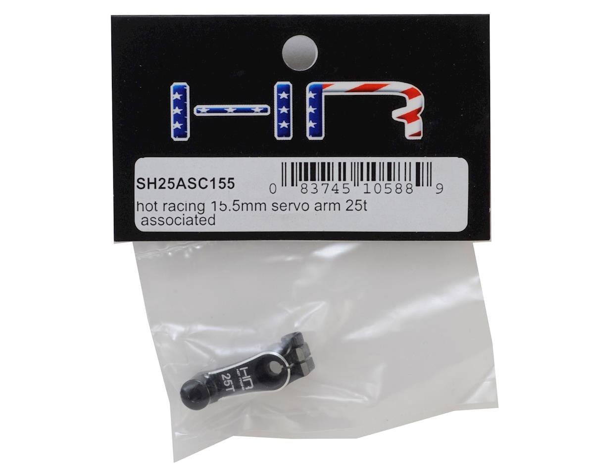Hot Racing 15.5mm Aluminum Team Associated Servo Arm (25T)
