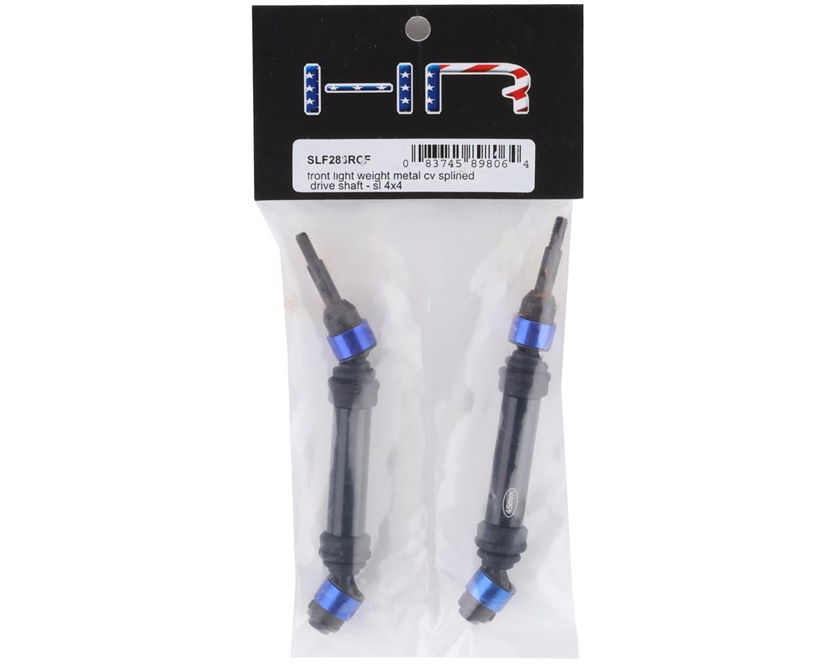 Hot Racing Front Light Weight Metal CV Splined Drive Shaft for Traxxas Slash 4x4