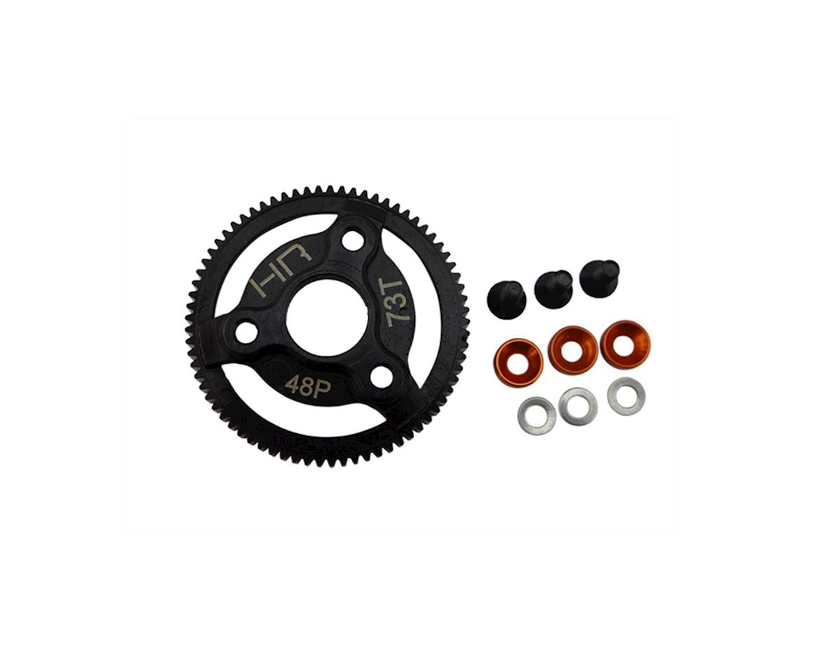 Hot Racing 48P Hardened Steel Spur Gear for Traxxas 2WD (73T)