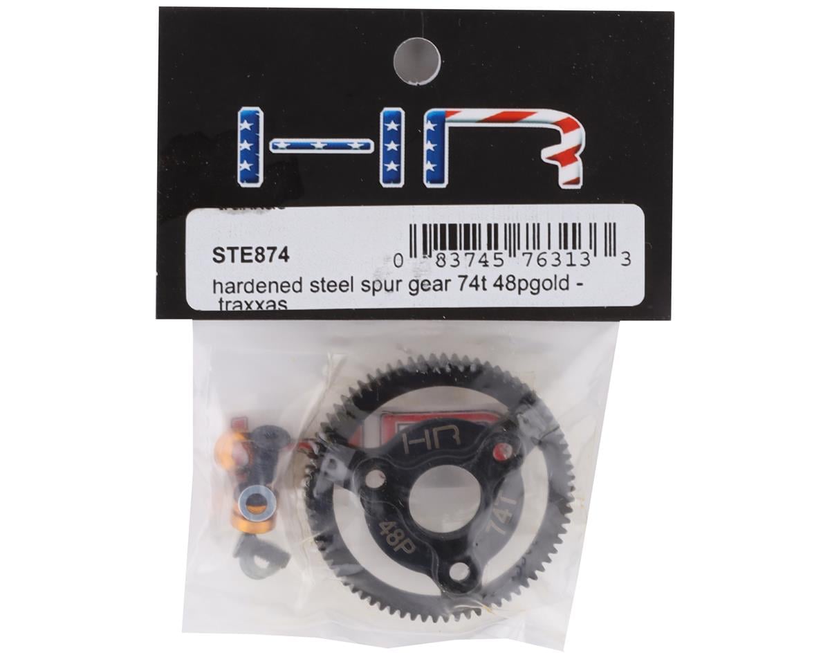 Hot Racing 48P Hardened Steel Spur Gear for Traxxas 2WD (74T)
