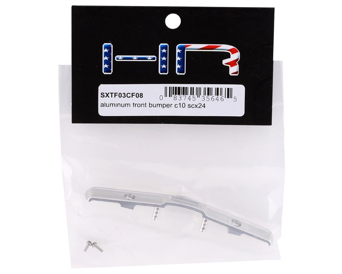 Hot Racing Axial SCX24 C10 Aluminum Front Bumper (Silver)