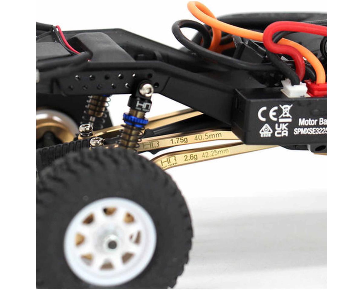 Hot Racing Axial SCX30 Brass High Clearance Suspension Links Set (Gold)
