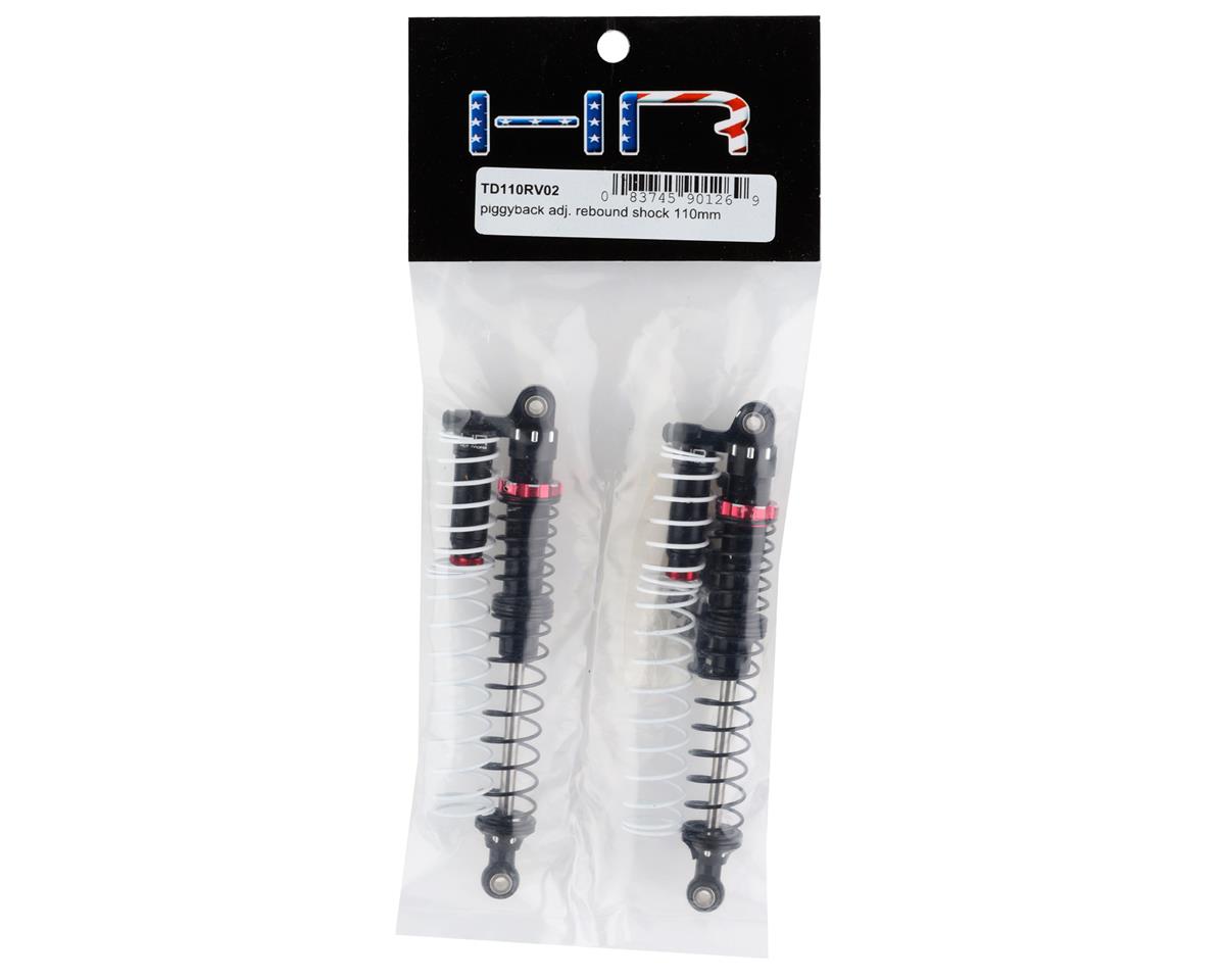 Hot Racing Piggyback Adjustable Rebound Shock (Red) (110mm)