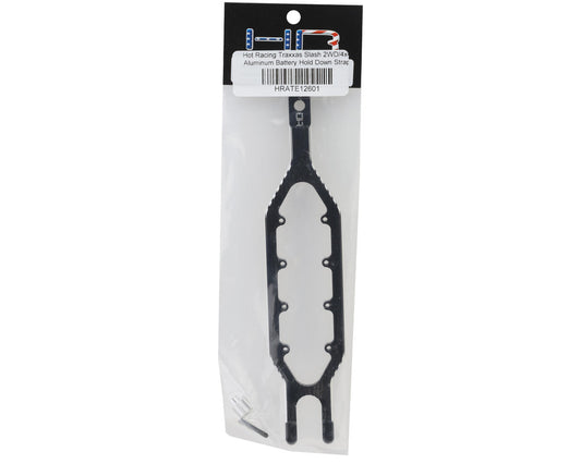 Hot Racing CNC Aluminum Battery Hold Down Strap for Traxxas Slash