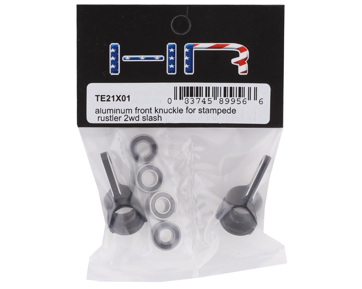 Hot Racing Aluminum Front Knuckle Set for Traxxas 2WD (Black)